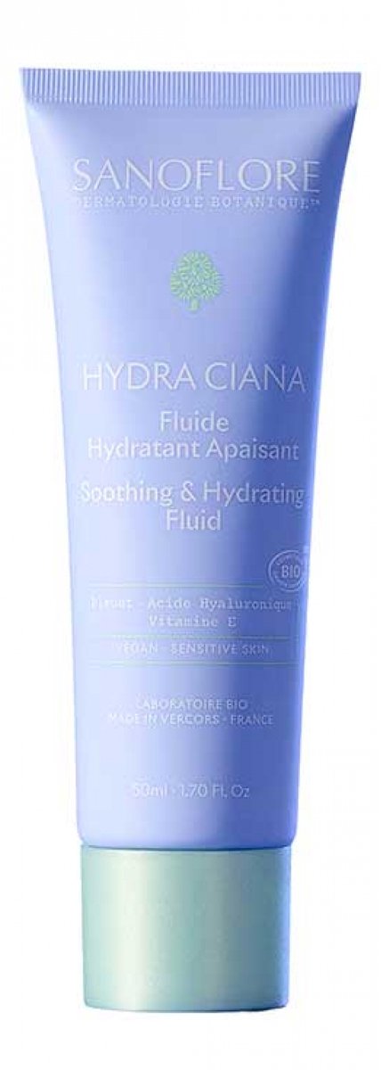 Sanoflore Hydra Ciana Bio Hydraterende Verzachtende Fluide 50 ml