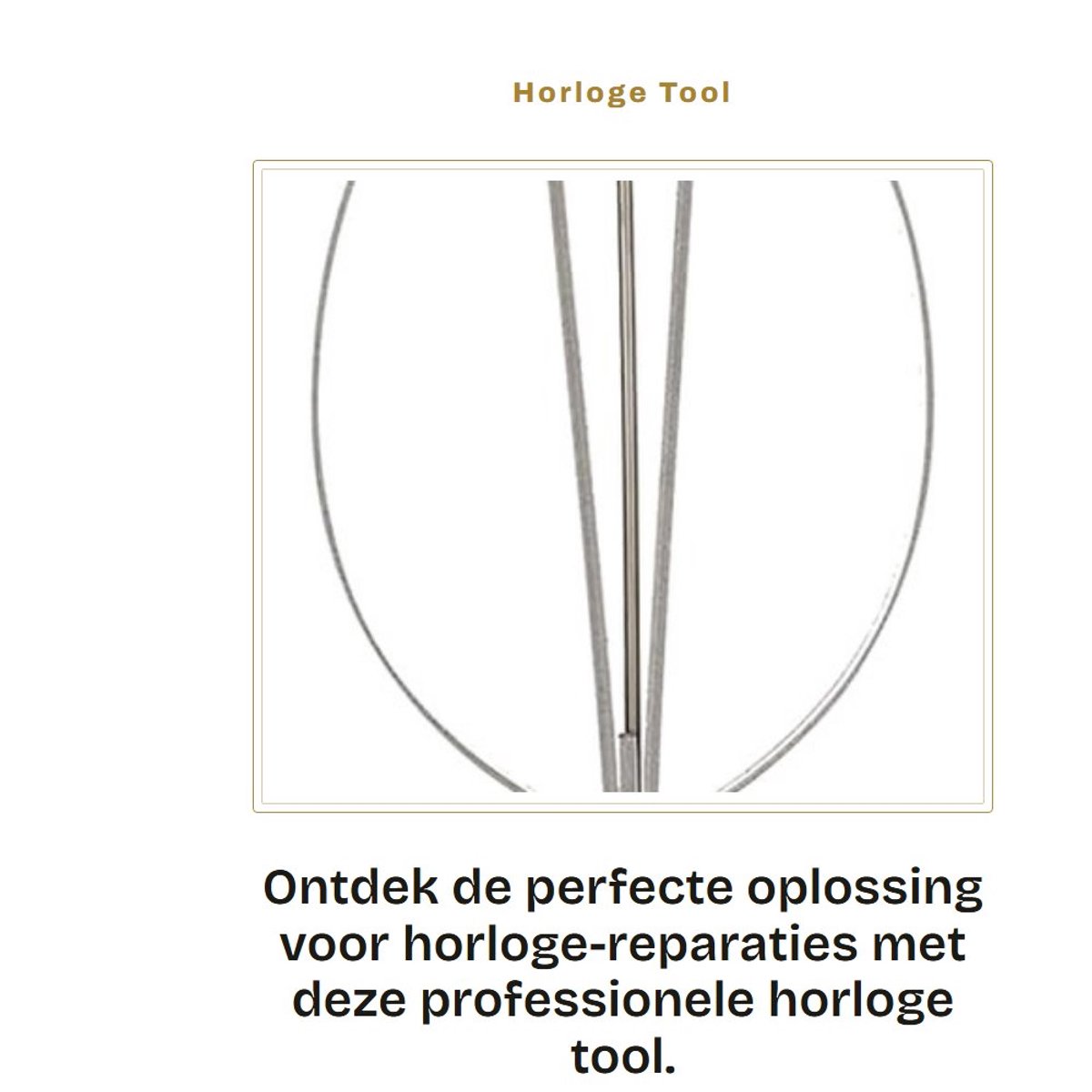 Dailygoods- Horloge Gereedschap Nauwkeurige Werking - Horloge Tool - Wijzer Verwijderaar - Reparatie Kit - Professioneel Materiaal - Zorgvuldige Bescherming