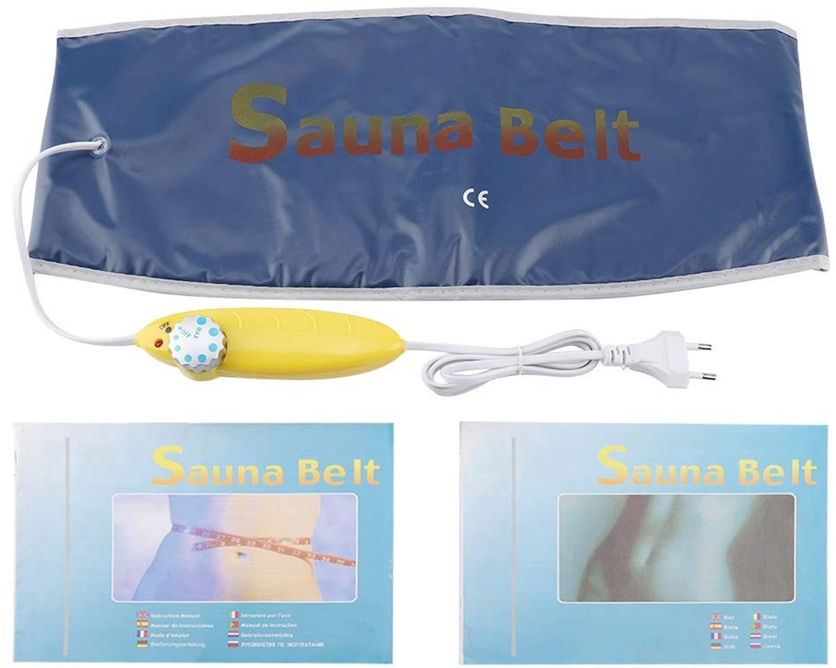 Dailygoods- Afslankriem Draagbare Sauna - Fitnessriem - Taille Trimmer - Gewichtsverlies Machine - Body Shaper Riem - Ademend PVC Materiaal - Buikgordel