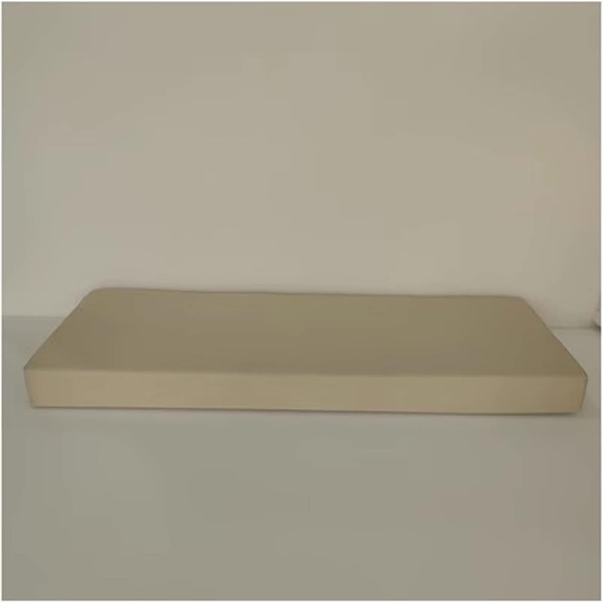Tuinkussen Rechthoekig - Zitkussen Bank - Comfortabel Zitten - Waterdicht Antislip - 160x35x5 cm - Zandkleur