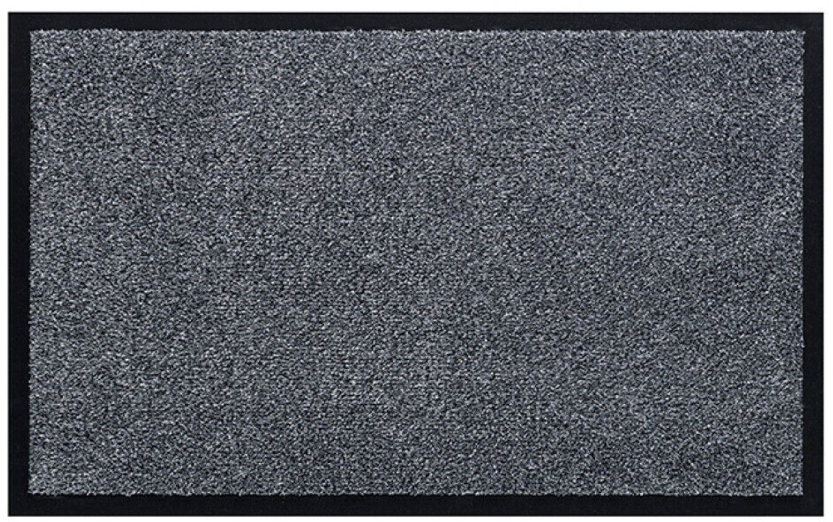 Borstelshop Deurmat Binnen - Droogloopmat - Schoonloopmat - Antislip - 40 x 60 cm - Grijs