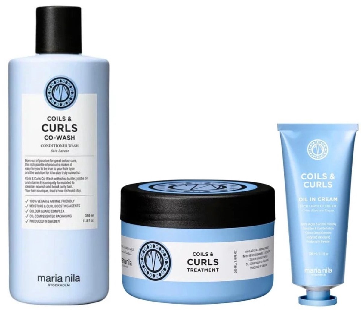Maria Nila - Coils & Curls Complete Set - 350+250+100ml