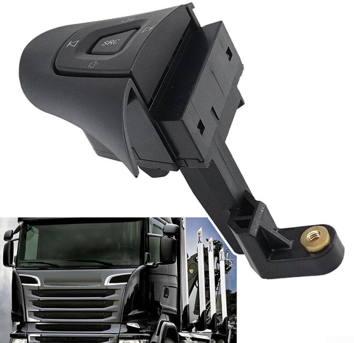 Dailygoods - Voor Truck Stuurwiel Cruise Control Schakelaar Knop - Verbeterde veiligheid - Kleur zoals afgebeeld - Stuurbediening - Geschikt vo...