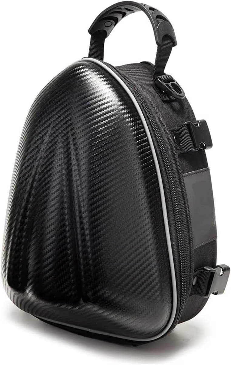 Motortas Achterbank - Bagage Rugzak - Motor Rijden - Volledig Waterdicht - 28x22x18cm - Zwart