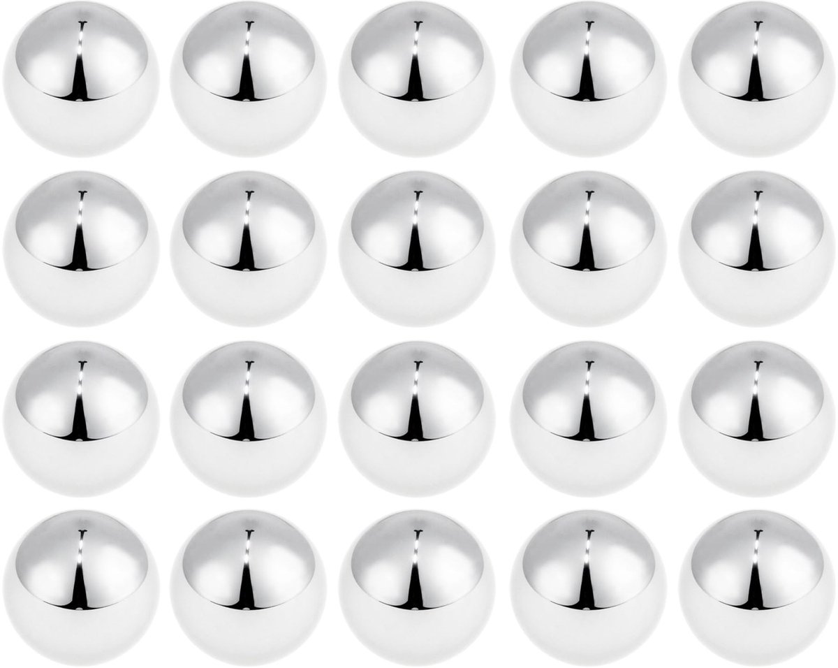 Dailygoods - 11,1 mm Kogellagers Staal G100 Precisiebal 20 Stuks