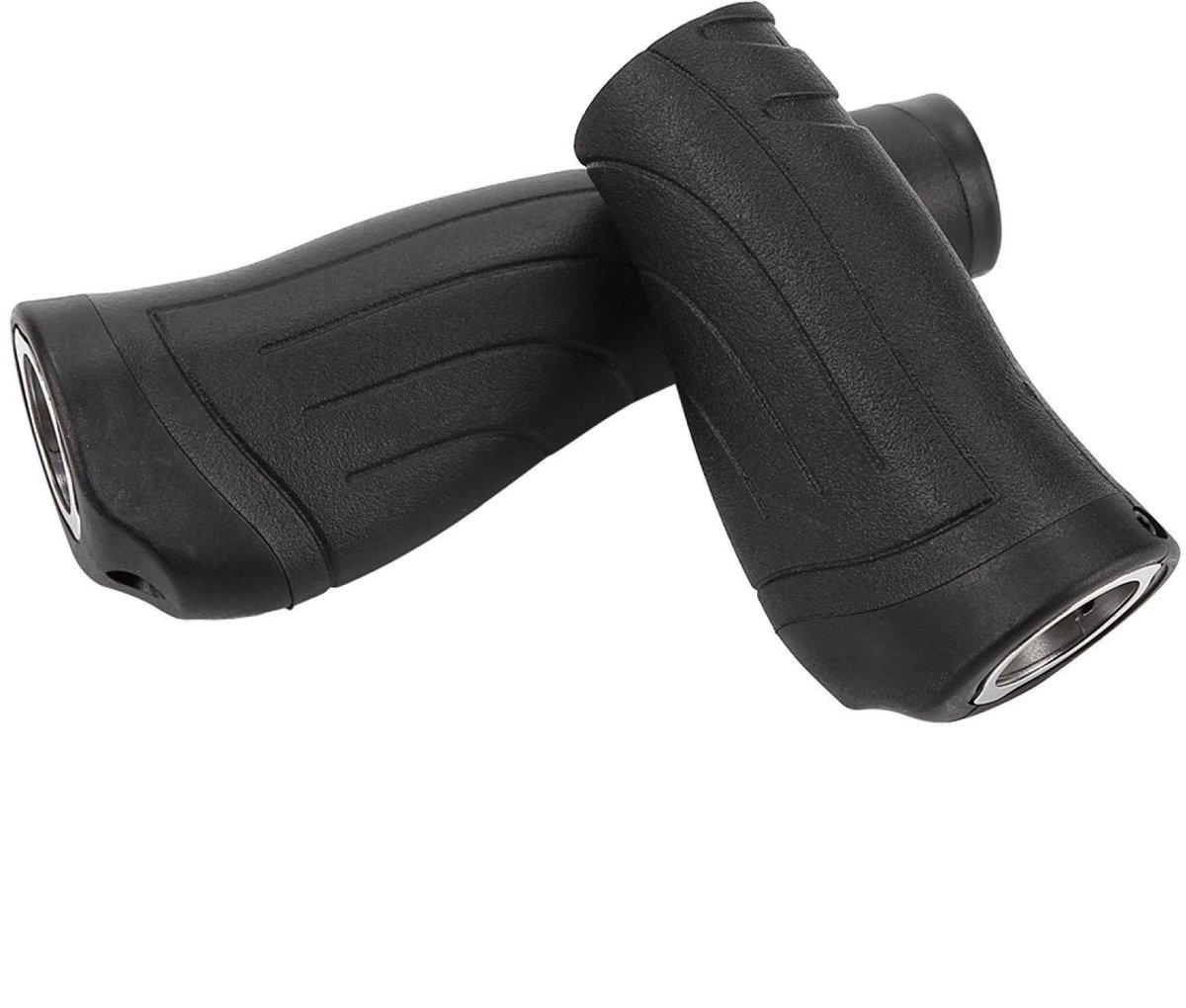 Dailygoods- Fietsgrepen Antislip - Kunststof - Ergonomisch Ontwerp - Vouwfiets/Mountainbike - Inclusief Lange/Korte Lengtes - Stevige Grip - Fietshandvatten