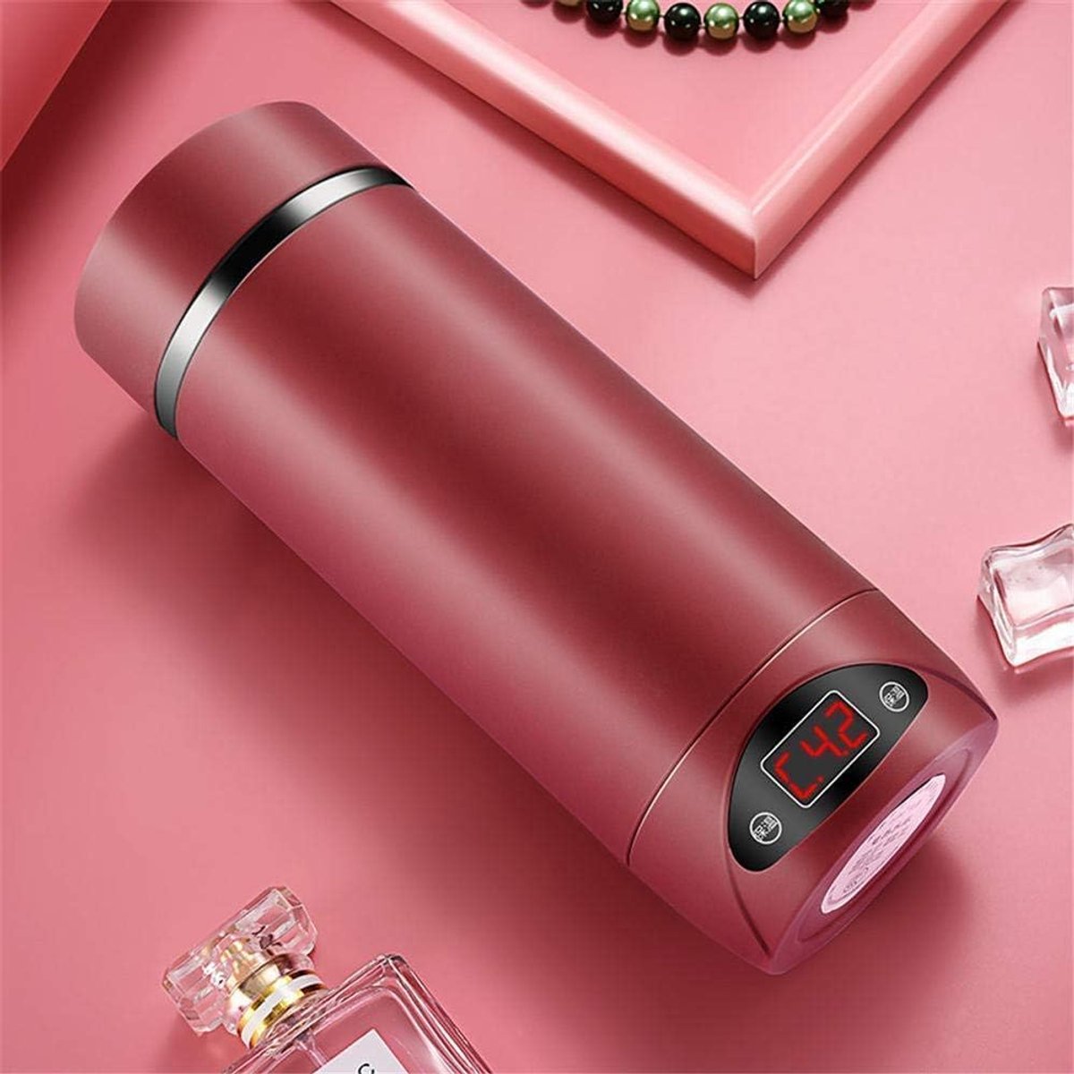 Reis Waterkoker Elektrische Ketel Snel Water Koken Automatische Uitschakeling 1 Liter Rood