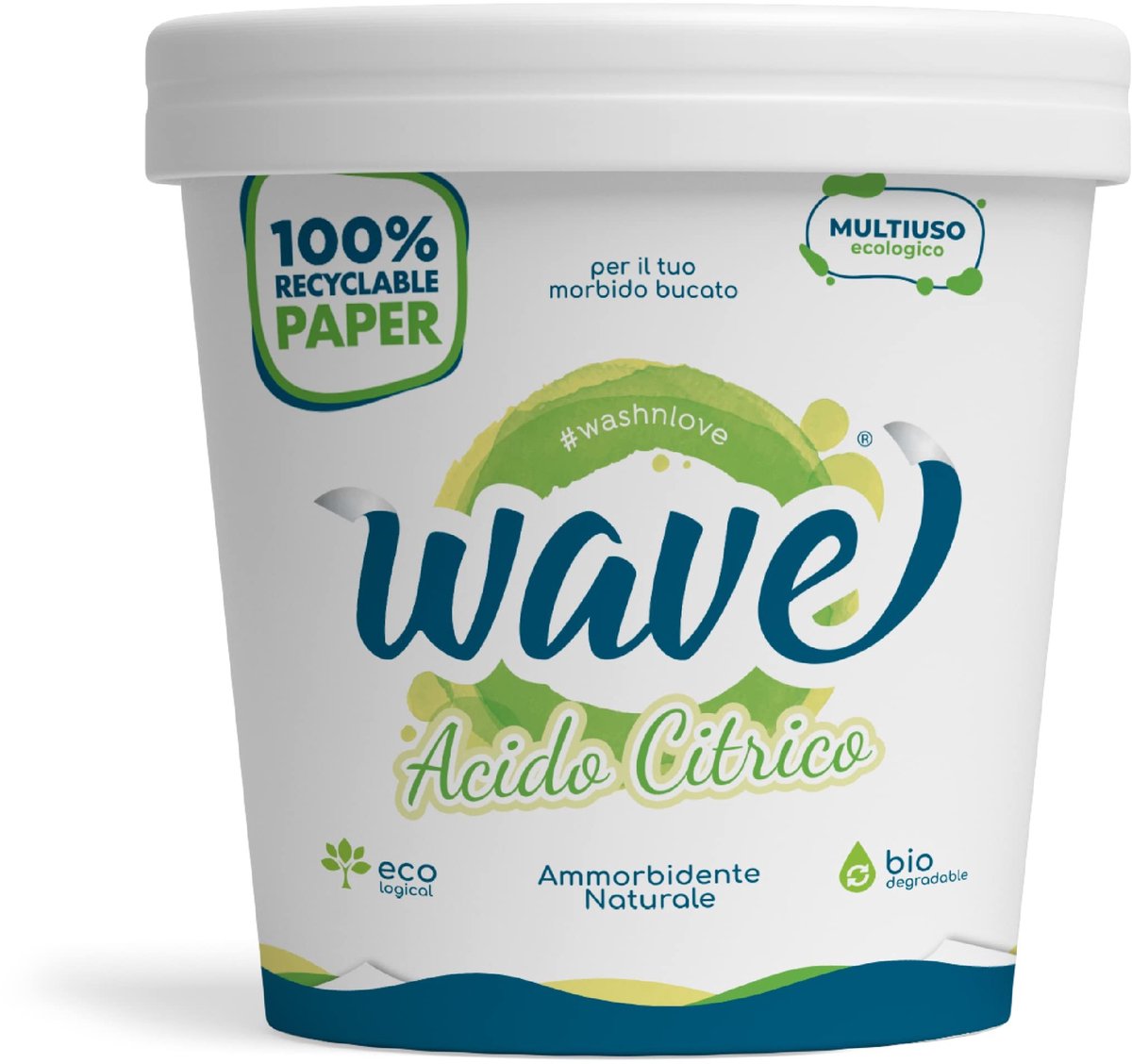 Dailygoods- Wasverzachter Natuurlijke 100% Plastic Vrij - 1 kg - 75 Wasbeurten - Biologisch Afbreekbaar - Ontkalker - Duurzaam - Wasmiddel