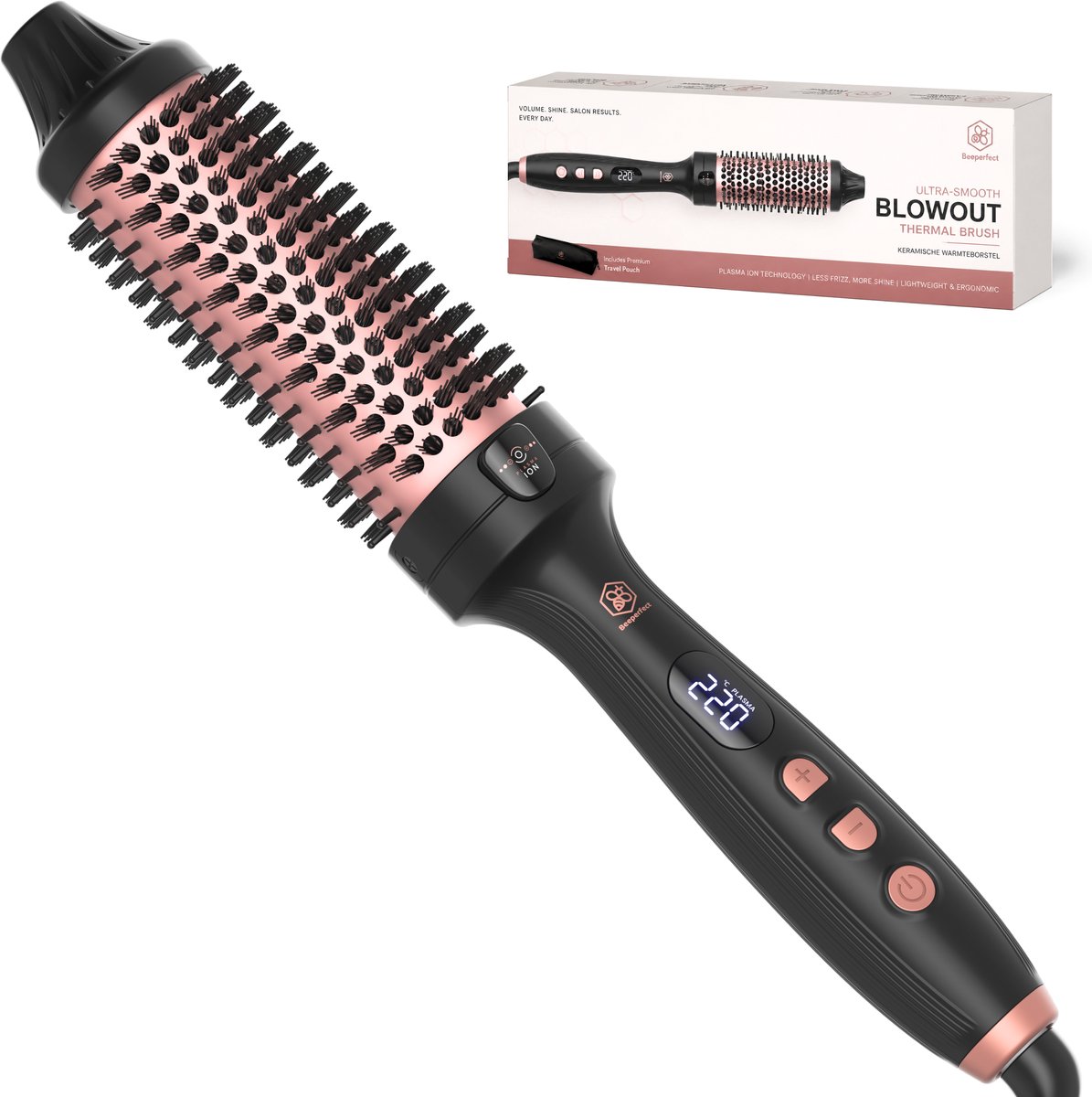 Beeperfect Blowout Thermal Brush Zwart