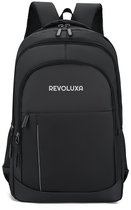 Revoluxa 27L Rugtas met Laptopvak tot 14 inch - Waterdichte Schooltas, Laptoptas, Reistas voor Dames en Heren - Zwart