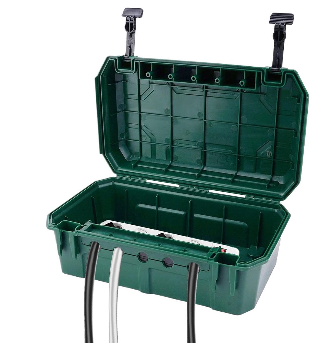 Waterdichte Elektriciteitskast - Buitenbehuizing - Elektrische Bescherming - IP55 Waterdicht - 34 x 21 x 14 cm - Groen