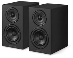Wharfedale Diamond 12.1i Boekenplank Speakers – Stereo Hifi Set – 2-weg Luidsprekers – Compact Formaat – Passieve Speakers – Zwart