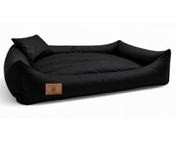 Waterdicht XXL Hondenbed 120×90 cm – Grote Hond – Wasbare Hoes & Comfortabel Kussen, zwart