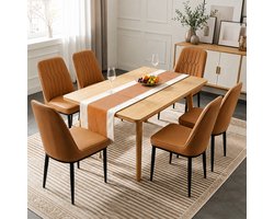 Durrafy Eetkamerstoelen - Set Van 6 - Eetkamerstoel - Eettaf