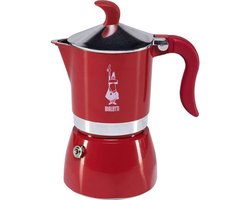 Koffiezetapparaat - Espresso maker - Koffie Zetten - Italiaans Icoon - 3 Koppen - Rood