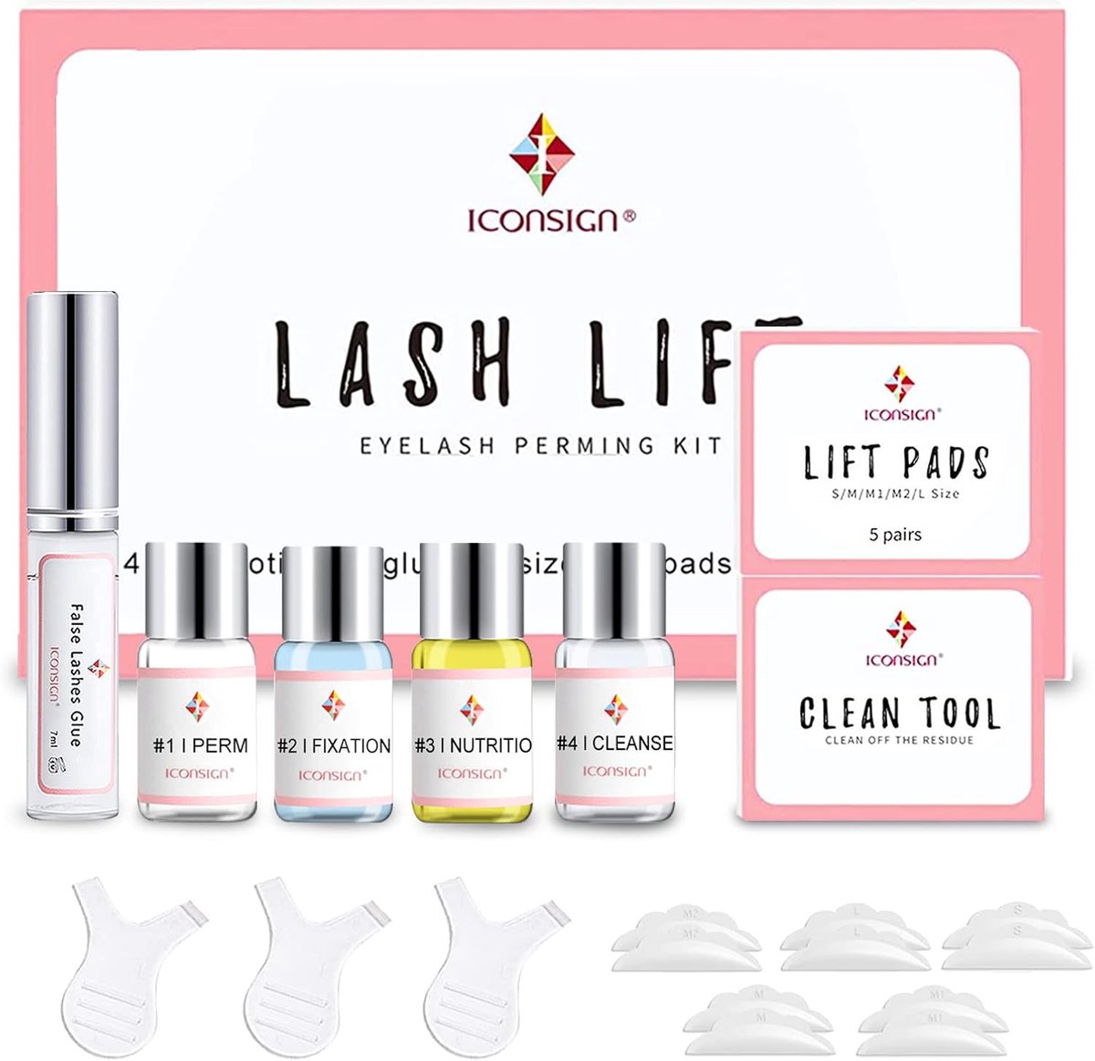 Wimperlift Set - Wimperkruller Permanent - Zelf Wimperpermanent - Langdurig Resultaat - 13 Delig - Niet Van Toepassing