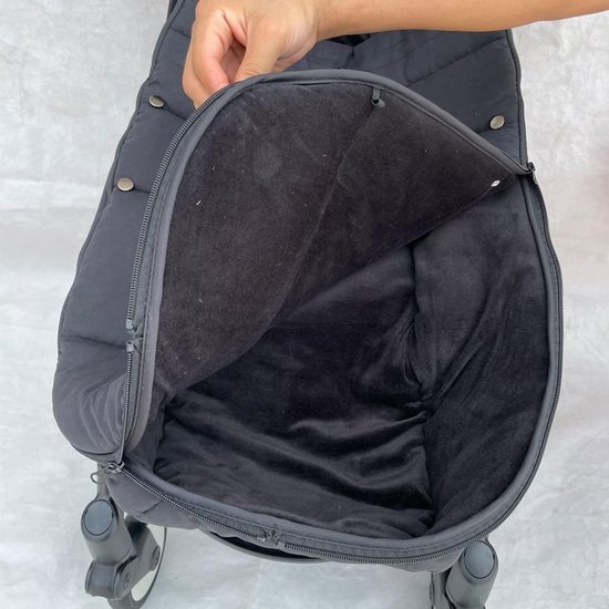 Universele Voetenzak - Baby warmer - Comfortabel reizen - Waterdichte stof - 90 x 45 cm - Zwart van Universele — afbeelding 5