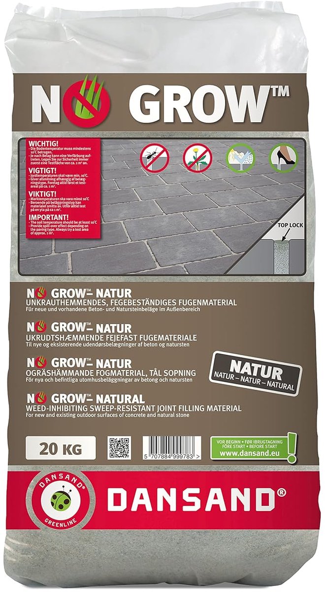 Voegzand - Bestratingszand - Onkruid Vrij Houden - Onkruidremmend - 20 kg - Beige