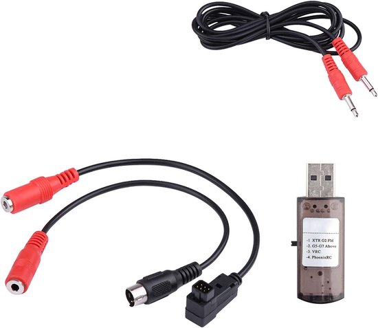 RC USB Simulator - Vliegsimulator Controller - Vliegtuig Training - 22 in 1 Functies — afbeelding 5