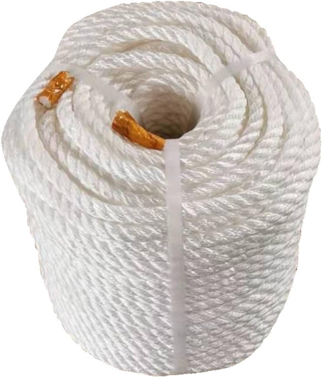 Aanleglijn Boot - Touw Boot - Watersport - Splitslip - 10 meter - Wit