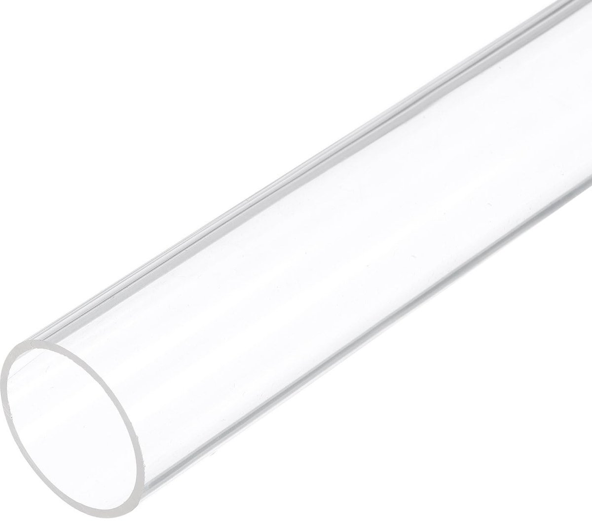 Dailygoods- Acryl Buis 6 Inch - Doorzichtig - Stijf - 34 mm x 40 mm - Waterleidingen/Aquarium - Hoge Transparantie - Duurzaam - Plastic Buis