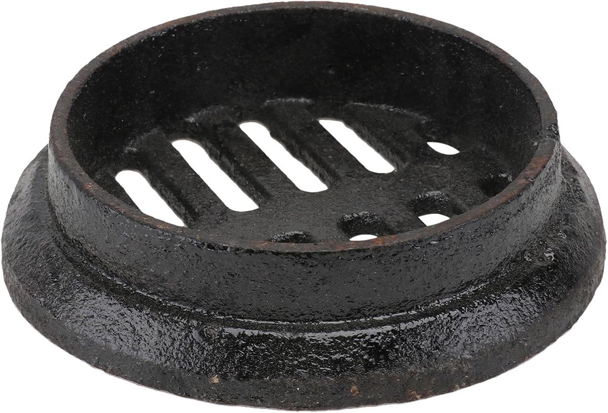 Gietijzeren Vloerafvoer - Afvoerputje - Snel Water Afvoeren - Ingebouwde Lekbeveiliging - 114 cm - Zwart