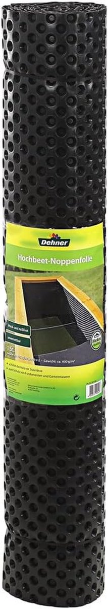 Beschermfolie Rollen - Folie Bescherming - Fundering Beschermen - Druk en Scheurvast - 500x100 cm - Zwart