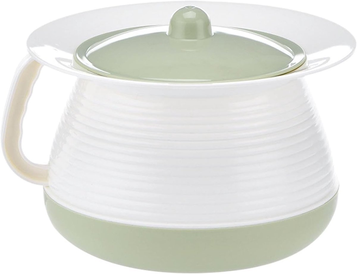 Heren Urinoir - Reis Plasfles - Mobiele Toiletoplossing - Met Deksel en Handvat - 22 x 22 x 15 cm