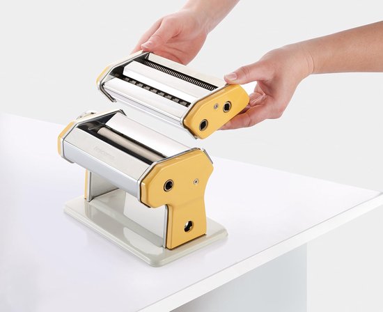 Pastamachine Handmatig - Verse Pasta Maker - Thuis Pasta Maken - Roestvrijstalen Klem - Niet gespecificeerd - Zilver van Pastamachine — afbeelding 3