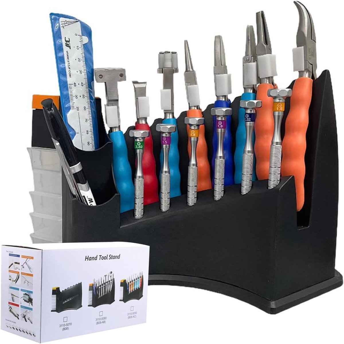 Schroevendraaierset - Reparatieset Precisieset - Kleine reparaties uitvoeren - Roestvrijstalen handvatten - 14 delig - Niet gespecificeerd