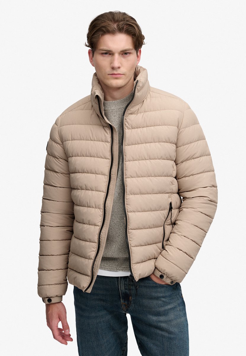 Superdry Fuji Midweight Gewatteerde Jas Heren Gewatteerde jassen Beige