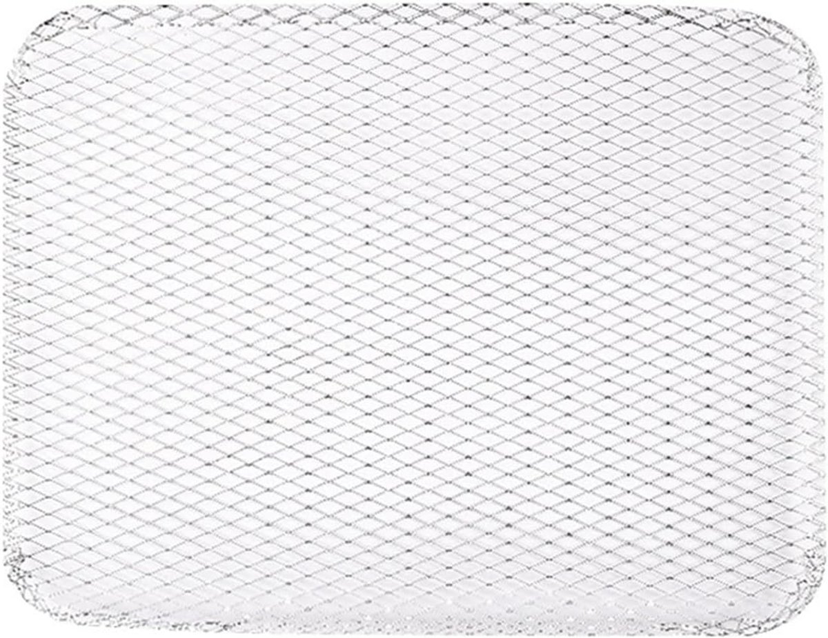BBQ Grill Mesh Grill Bakplaat Groenten Grillen Anti-aanbak 5 stuks Zilver