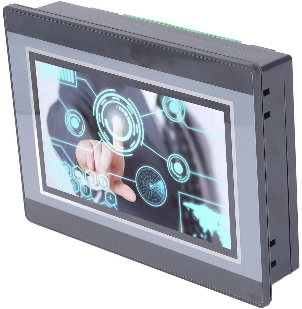 Dailygoods- Bedieningspaneel 7 Inch Scherm - HMI/PLC Controller - Hoge Snelheid Tellen - 12 Ingangen/8 Uitgangen - Eenvoudige Installatie - 32-bit Processor - Industriële Touchscreen