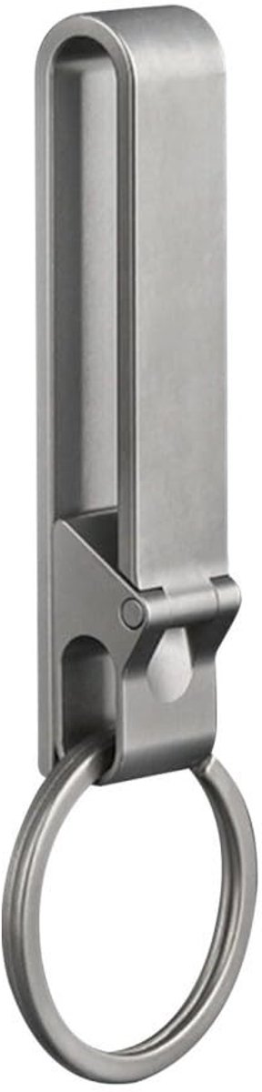 Dailygoods- Karabijnhaak met snelsluiting - Sleutelhanger - Sleutelhanger ring - Musketonhaak - Duurzaam - Lichtgewicht titanium