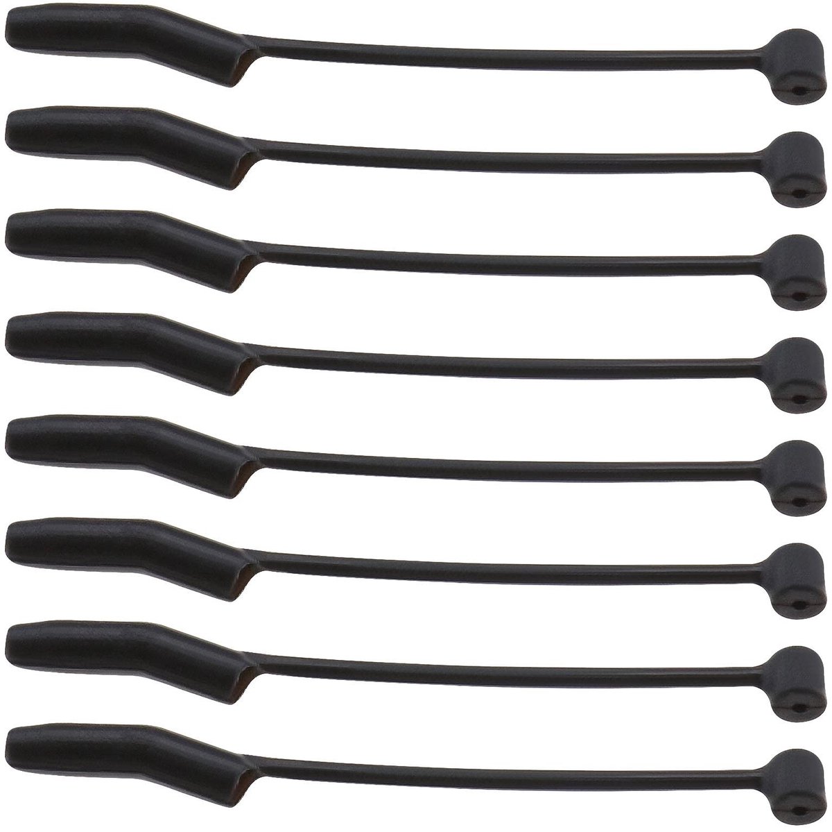 Dailygoods- Aligners 30 Stuks - D Rig Accessoires - Rubber - Waterdicht - Flexibel - Lengte 32 mm - Perfect voor Karpervissen - Vishaken