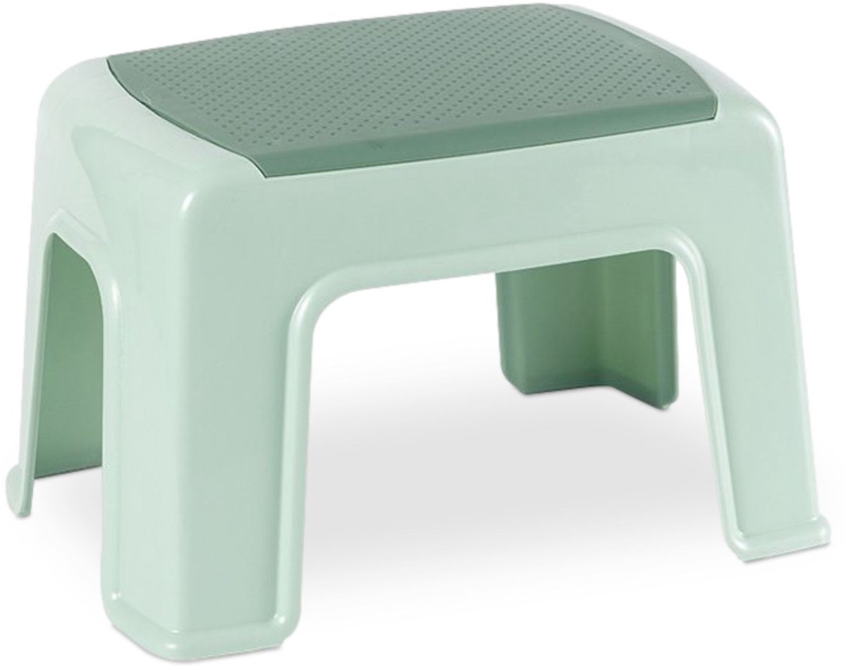Opstapje Groen - Krukje Kinderen - Krukje - Opstapkrukje Keuken - Krukje Badkamer Toilet - Kinder Opstapje -Kind Opstapjes -Volwassenen Opstapje keuken - Trapje Om op te zitten