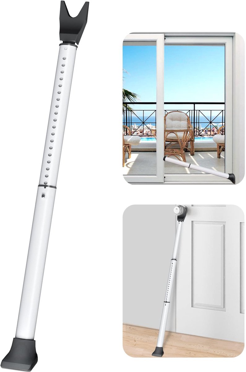 Dailygoods- Deurbalk Veiligheid - Verstelbare Deurbeschermer - Deurbeschermer voor Binnen - Deurbeschermer Auto - Deurbak Koelkast - Lichtgewicht 2,2 Pond