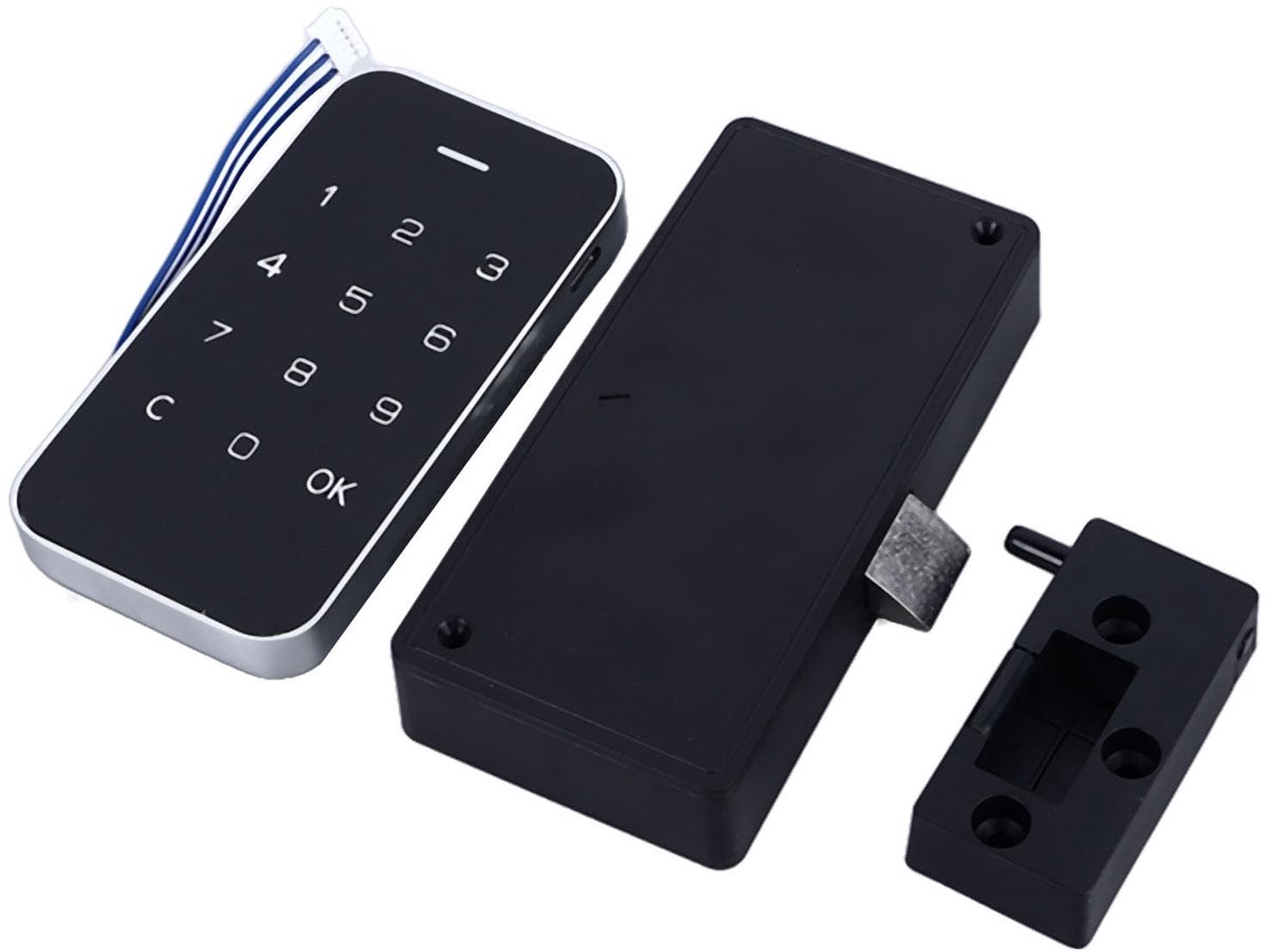 Dailygoods - Elektronisch Kastslot - Digitale Code - Eenvoudige Installatie - Geschikt voor Binnen - Multifunctioneel - Veilig en Betrouwbaar