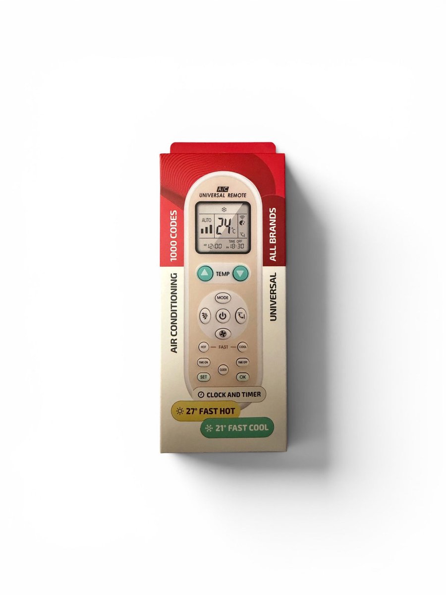 Universele afstandsbediening voor Airco systeem