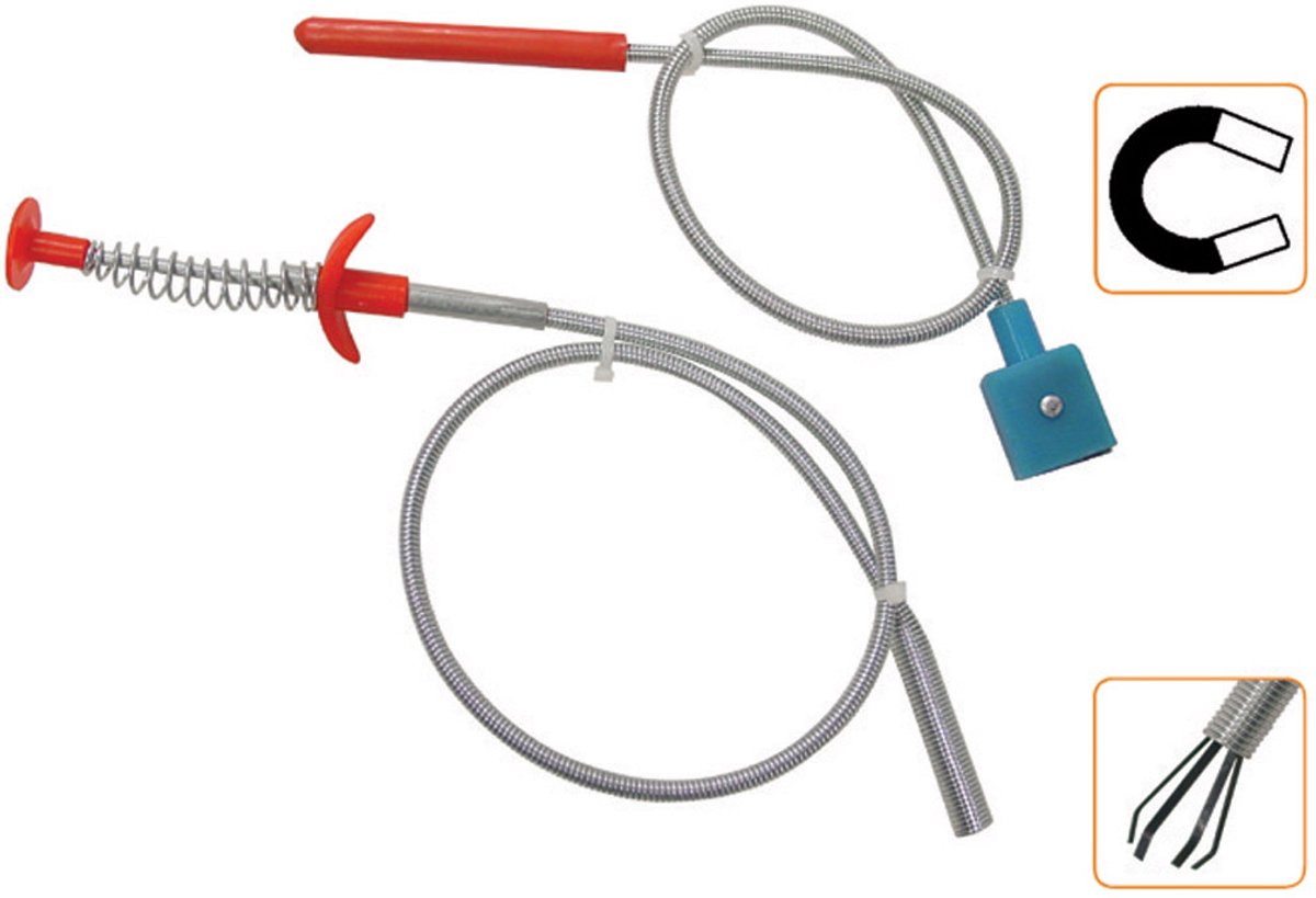 Grijperset 2 Delig 62 cm – Flexibele Grijper & Magnetische Pickup Tool – TOOLTECH