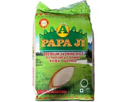 Papa ji premium jasmine rice - pandan rijst - long grain white pandan rice from Vietnam