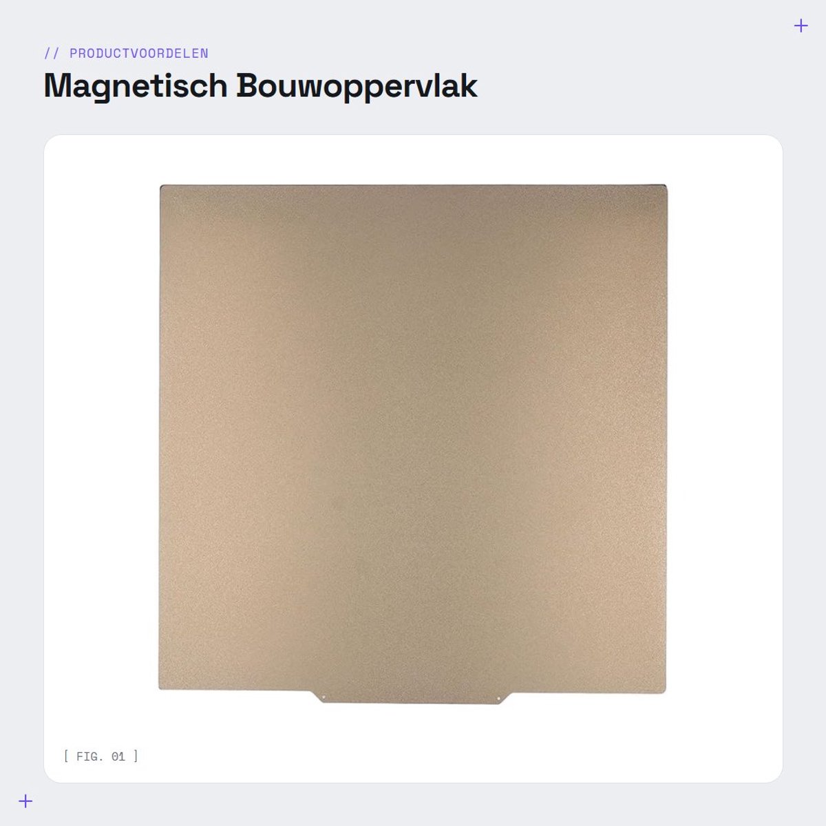 Dailygoody - Magnetisch Bouwoppervlak - 3D-printerbouwplaat - Dubbelzijdig - 430x430mm - Flexibel Stalen Bouwoppervlak - Handig voor 3D-printen - Gesc..