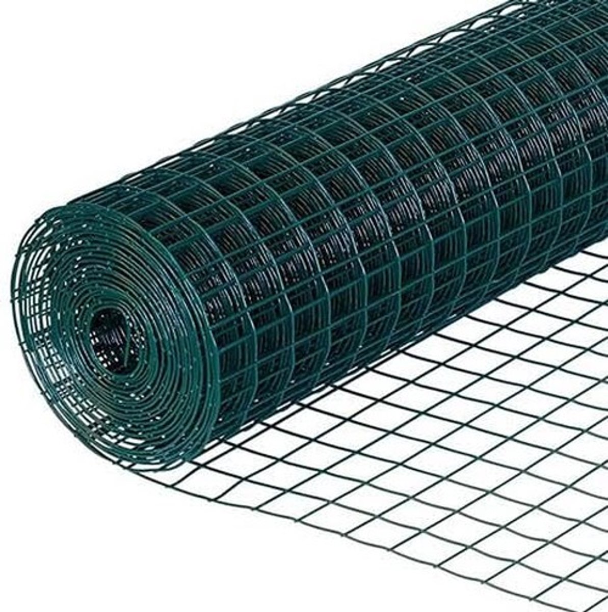 Dailygoods- Kippengaas Duurzaam - Kunststof omhulde Stalen Gaas - Omheining voor Gevogelte - Afmetingen 1 m x 5 m - Weerbestendig - Corrosiebestendig