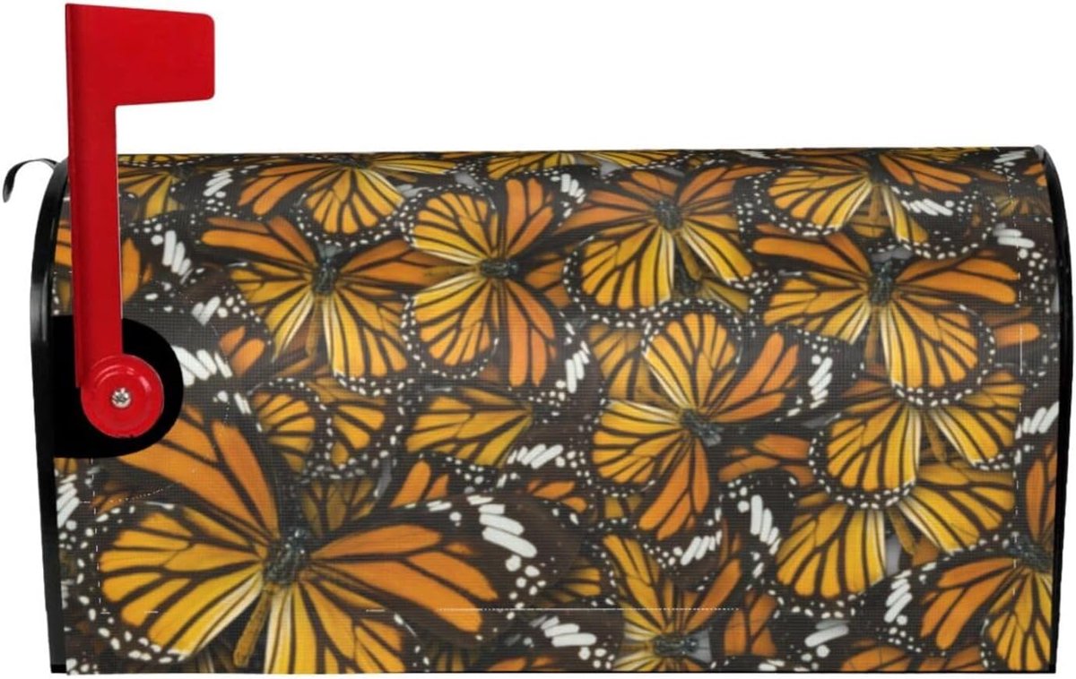 Brievenbushoes Magnetisch - Brievenbus Decoratie - Brievenbus Aankleden - Waterdicht Oxford Doek - Standaard Formaat - Zwart