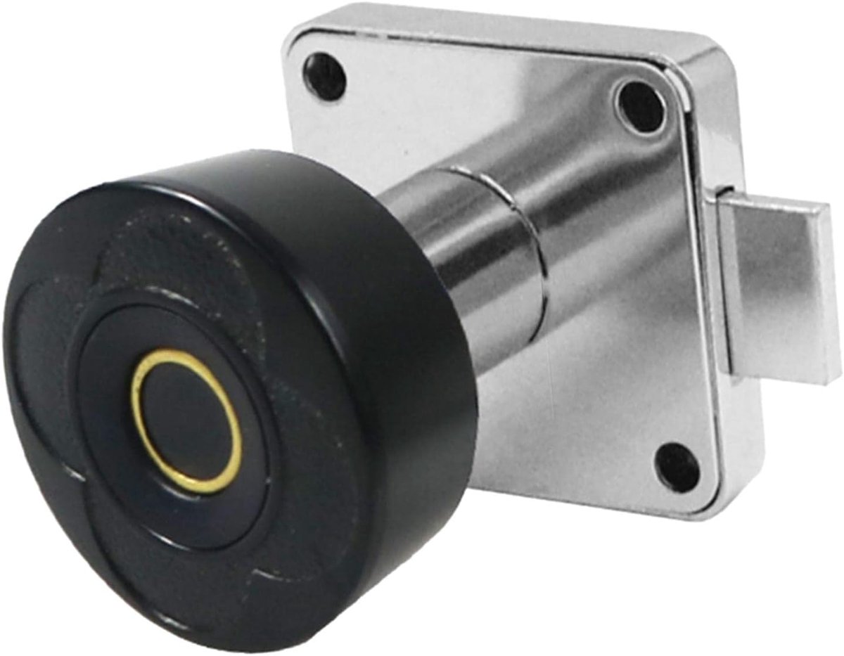 Vingerafdruk Lade Slot - Slimme Vergrendeling - Meubels Beveiligen - Snelle Ontgrendeling - 22 mm - Zilver
