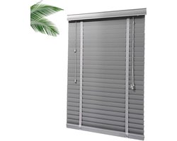 Houten Jaloezieën - Horizontale Blinds - Raambekleding - 50mm Lamellen - Op Maat - Donker