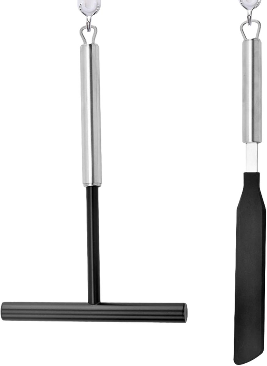 Houten Crêpe Spreider - Pannenkoek Gereedschap - Gelijkmatig Verdelen - Comfortabele Grip - 342 cm Spatel - Niet gespecificeerd
