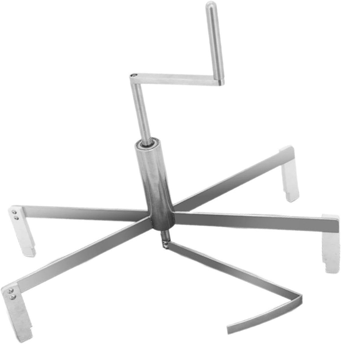 Crêpe Spreider - Pannenkoek Gereedschap - Beslag Verdelen - Ergonomische Handgreep - 10 Liter Capaciteit - Zilverkleurig