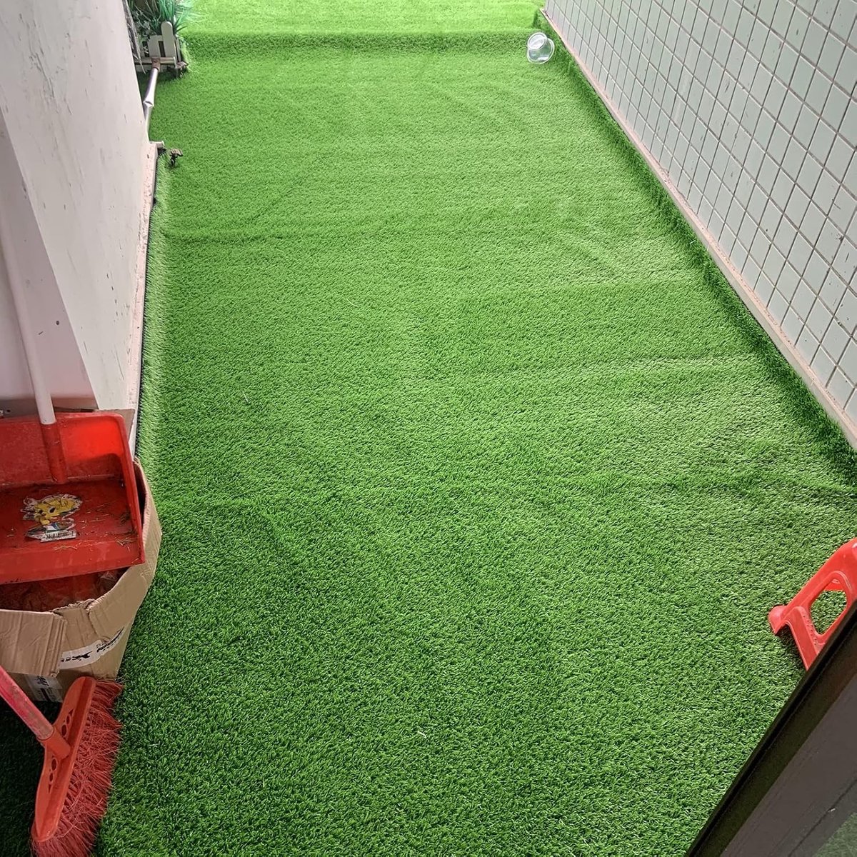 Kunstgras Hoge Dichtheid - Synthetisch tapijt gazon - Tuin Decoratie - UV- en Vorstbestendig - 150 x 400 cm - Groen