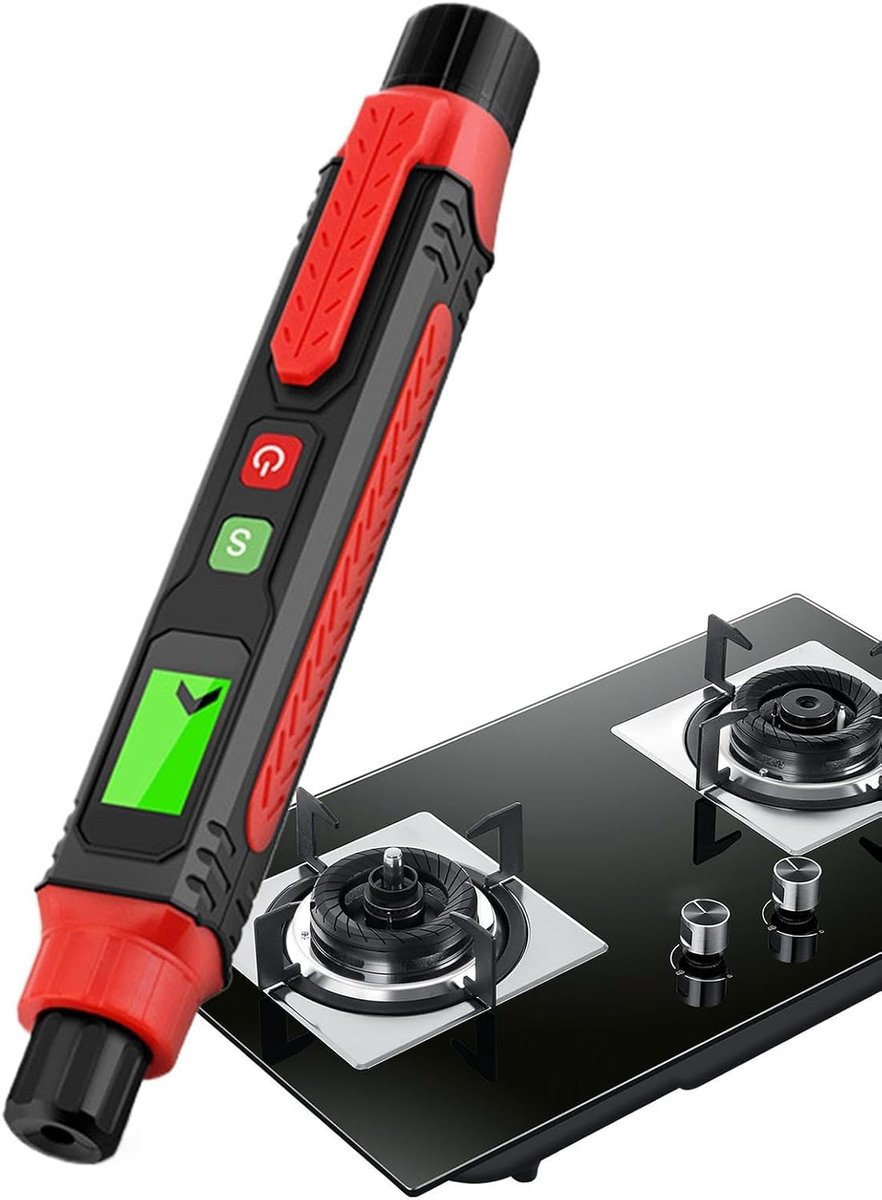 Gasdetector - Lekdetector - Veiligheid Binnenshuis - Real-time Alarm - 30x30x30 mm - Niet gespecificeerd